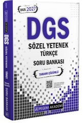Pegem 2027 DGS Sözel Yetenek Türkçe Tamamı Çözümlü Soru Bankası Pegem Akademi