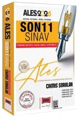 Yargı 2026 ALES VİP Çıkmış Sorular Son 11 Sınav Çözümlü Yargı Yayınları