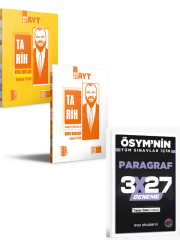BenimHocam  2027 AYT Tarih Ders Notları ve Soru Bankası Seti+ EVP Akademi Paragraf