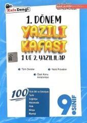 Kafadengi 9. Sınıf 1. Dönem Yazılı Kafası 1. ve 2. Yazılılar Kafa Dengi Yayınları