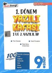 Kafadengi 9. Sınıf 1. Dönem Yazılı Kafası 1. ve 2. Yazılılar Kafa Dengi Yayınları