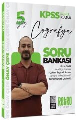 Retro 2026 KPSS Coğrafya 5Yüz Soru Bankası Çözümlü - Önay Çepe Retro Yayıncılık