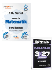 Çap 2027 10. Sınıf Matematik Tematik Soru Bankası+ EVP Akademi Paragraf