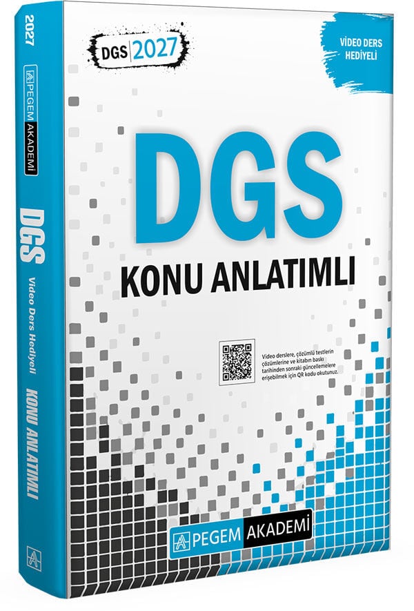 Pegem 2027 DGS Konu Anlatımlı Video Ders Hediyeli Pegem Akademi