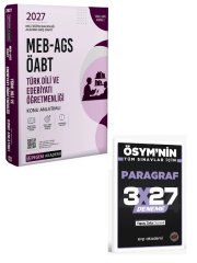 Pegem 2027 ÖABT MEB-AGS Türk Dili ve Edebiyatı Öğretmenliği Konu Anlatımlı+ EVP Akademi Paragraf