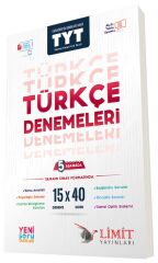 Limit YKS TYT Türkçe 15x40 Denemeleri Limit Yayınları