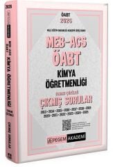 Pegem 2026 ÖABT MEB-AGS Kimya Öğretmenliği Çıkmış Sorular Çözümlü Pegem Akademi Yayınları