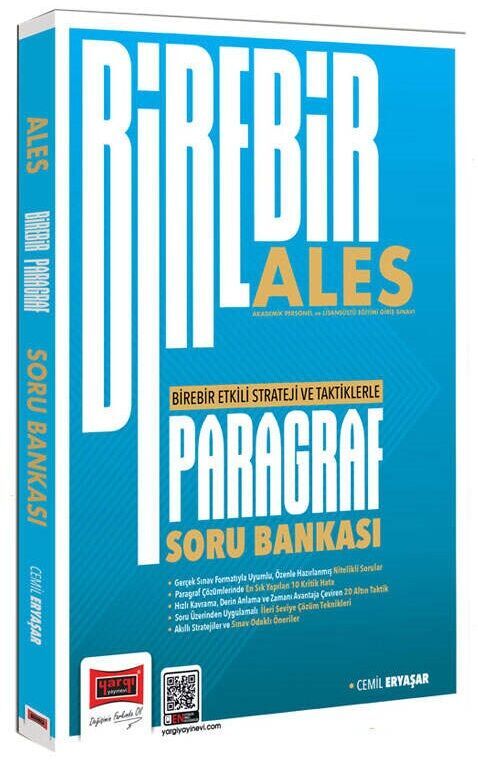 Yargı 2026 ALES Paragraf Birebir Soru Bankası Çözümlü - Cemil Eryaşar Yargı Yayınları