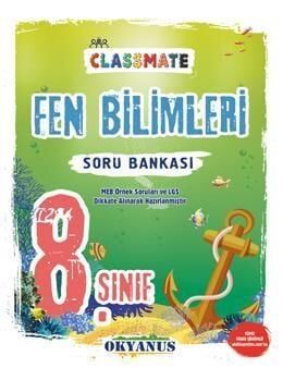 Okyanus Yayınları 8. Sınıf Classmate Fen Bilimleri Soru Bankası