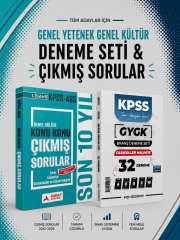 Paraf Akademi 2026 KPSS GKGY Çıkmış Sorular & EVP Akademi KPSS Tüm Dersler 32 Deneme Seti