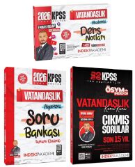 İndeks Akademi 2026 KPSS Vatandaşlık Video Ders Notları + Soru Bankası + Çıkmış Sorular 3 lü Set - Emrah Vahap Özkaraca İndeks Akademi Yayınları