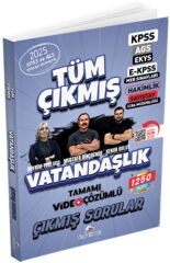 Dizgi Kitap 2026 Vatandaşlık Tüm Sınavlar Tamamı Video Çözümlü Çıkmış Sorular
