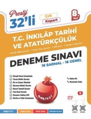 Nartest Yayınları 8. Sınıf Prestij T.C. İnkılap Tarihi ve Atatürkçülük 32 Deneme