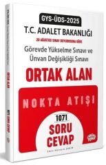 Editör 2025 GYS ÜDS Adalet Bakanlığı Ortak Alan Nokta Atışı Soru Cevap Görevde Yükselme Ünvan Değişikliği Editör Yayınevi