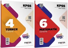 Marka 2026 KPSS Türkçe + Matematik 4+6 Deneme 2 li Set Marka Yayınları