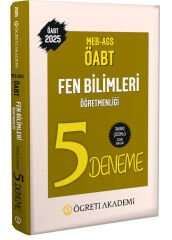 Öğreti 2025 MEB AGS ÖABT Fen Bilimleri Öğretmenliği Tamamı Çözümlü 5 Deneme