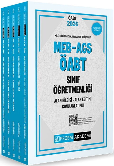 Pegem 2026 ÖABT MEB-AGS Sınıf Öğretmenliği Konu Anlatımlı Modüler Set Pegem Akademi Yayınları