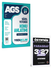 Yediiklim 2027 MEB-AGS Sözel Yetenek Konu Anlatımı+EVP Akademi Paragraf