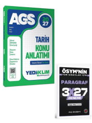 Yediiklim 2027 MEB-AGS Tarih Konu Anlatımı+ EVP Akademi Paragraf