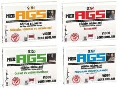 Yargı 2026 MEB-AGS Eğitim Bilimleri ve Türk Milli Eğitim Sistemi Video Ders Notları 4 lü Set Yargı Yayınları