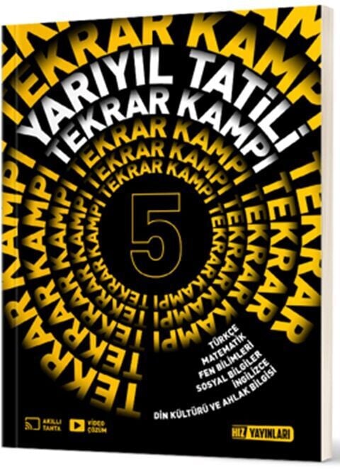 2027 Hız Yayınları 5. Sınıf Yarıyıl Tatili Tekrar Kampı