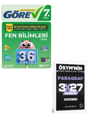 Nitelik 2027  7. Sınıf Fen Bilimleri Görev 36 Haftalık Süreç İzleme Kitabı+ EVP Akademi Paragraf