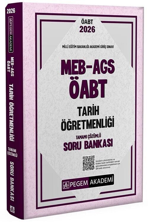 Pegem 2026 ÖABT MEB-AGS Tarih Öğretmenliği Soru Bankası Çözümlü Pegem Akademi Yayınları