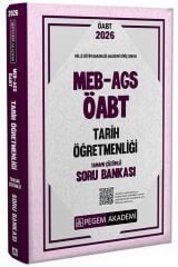 Pegem 2026 ÖABT MEB-AGS Tarih Öğretmenliği Soru Bankası Çözümlü Pegem Akademi Yayınları