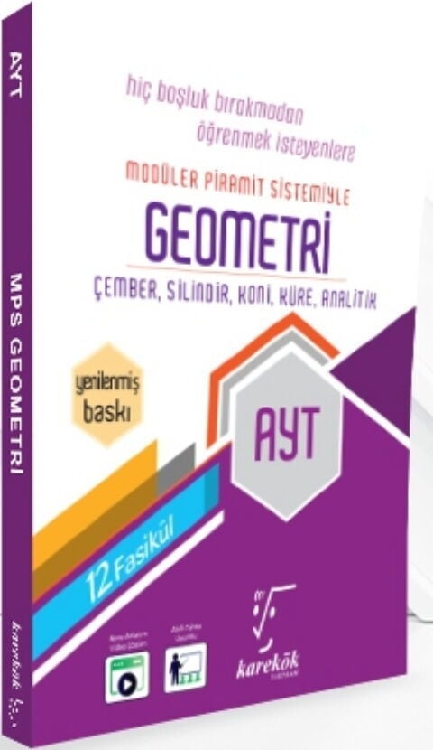 Karekök Yayınları AYT Geometri 12 Fasikül