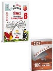 Sinan Kuzucu 2027 8. Sınıf LGS Türkçe İlk Doz Sarmal 20 Deneme Çözümlü+ Anla Kazan Paragraf