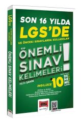 Yargı LGS de Son 16 Yılda Kullanılan Önemli İngilizce Sınav Kelimeleri (10 Deneme İlaveli)