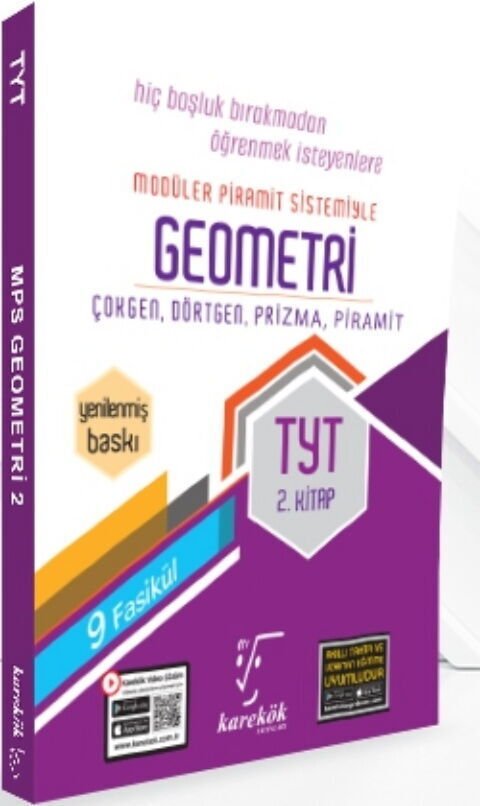 Karekök Yayınları TYT Geometri 2. Kitap 9 Fasikül