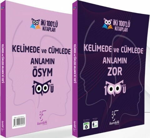 Karekök Yayınları Kelimede ve Cümlede Anlamın Zor ÖSYM 100 ü