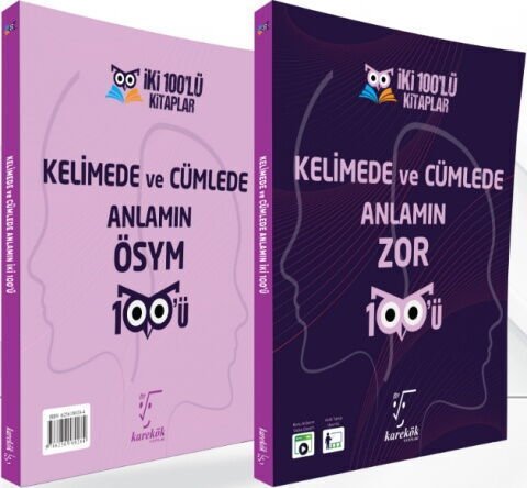 Karekök Yayınları Kelimede ve Cümlede Anlamın Zor ÖSYM 100 ü