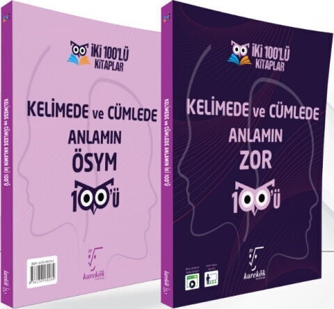 Karekök Yayınları Kelimede ve Cümlede Anlamın Zor ÖSYM 100 ü