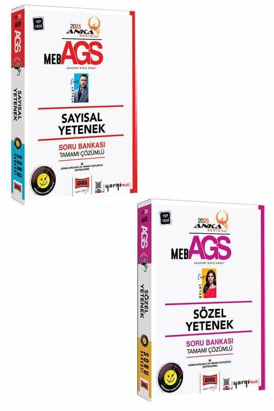 Yargı 2025 MEB-AGS Sözel + Sayısal Yetenek Soru Bankası 2 li Set Anka Serisi Yargı Yayınları