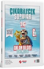 İşleyen Zeka 8. Sınıf LGS Anlam Bilgisi Çıkabilecek Sorular 16 Deneme İşleyen Zeka Yayınları
