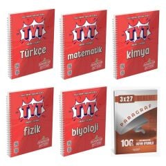 2027 Murat TYT Defteri Ogrencim Türkçe + Matematik + Kimya + Fizik + Biyoloji