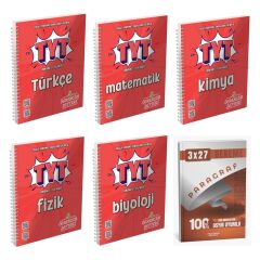 2027 Murat TYT Defteri Ogrencim Türkçe + Matematik + Kimya + Fizik + Biyoloji