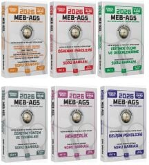 CBA Yayınları 2026 MEB-AGS Eğitim Bilimleri Tüm Dersler Soru Bankası 6 lı Set Pusula Serisi CBA Yayınları