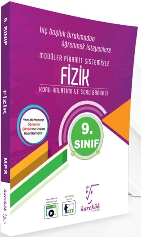 Karekök Yayınları 9. Sınıf Fizik MPS Konu Anlatımı ve Soru Bankası
