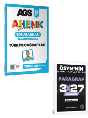 Yediiklim 2027 MEB-AGS Türkiye Coğrafyası Soru Bankası Çözümlü Ahenk Serisi+ EVP Akademi Paragraf