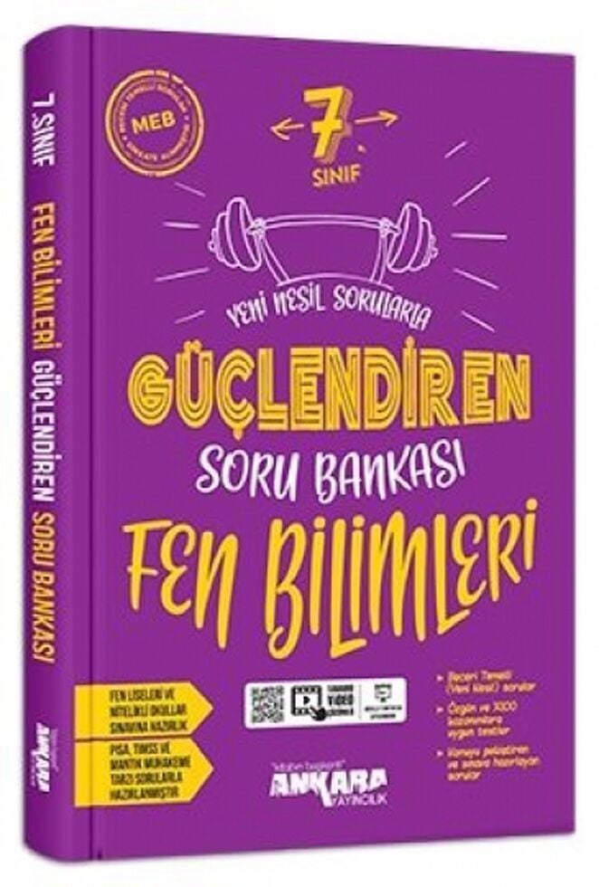 Ankara Yayıncılık 7. Sınıf Fen Bilimleri Güçlendiren Soru Bankası