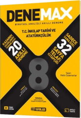 Hız Yayınları 8. Sınıf İnkilap Tarihi ve Atatürkçülük Denemax 20 li Akıllı Deneme