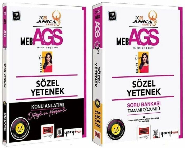 Yargı 2025 MEB-AGS Sözel Yetenek Konu Anlatımı + Soru Bankası 2 li Set Anka Serisi