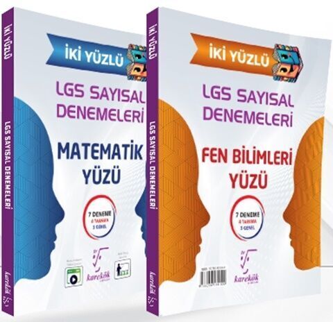 Karekök LGS Sayısal İki Yüzlü 14 Deneme Tek Kitap Karekök Yayınları