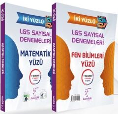 Karekök LGS Sayısal İki Yüzlü 14 Deneme Tek Kitap Karekök Yayınları