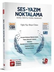 3D Yayınları YKS TYT Ses, Yazım Noktalama Konu Özetli Soru Bankası 3D Yayınları