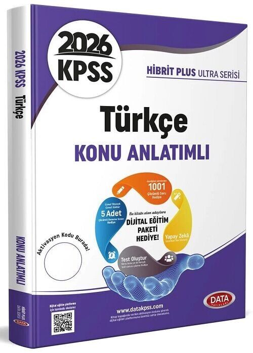 Data 2026 KPSS Türkçe Ultra Konu Anlatımlı Data Yayınları