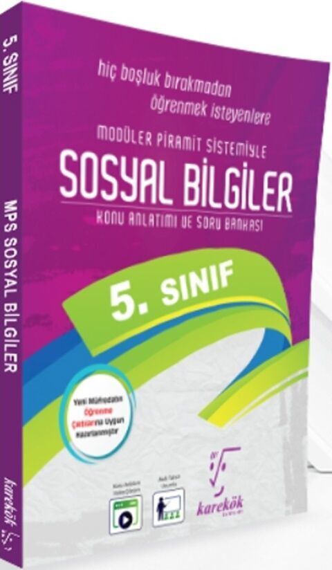 Karekök Yayınları 5. Sınıf Sosyal Bilgiler MPS Konu Anlatımlı Soru Bankası